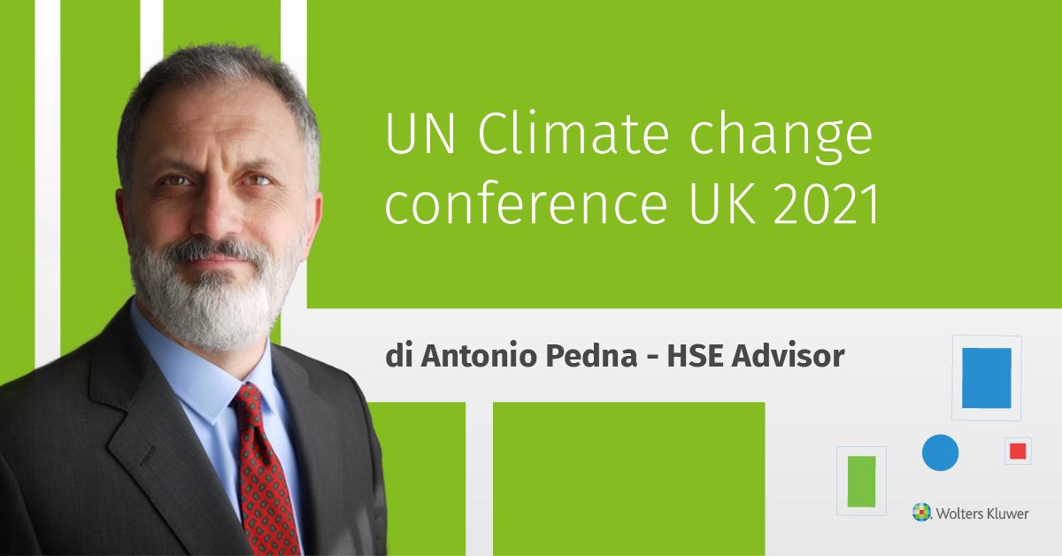 UN Climate change conference UK 2021 | HSE Manager Wolters&nbsp;Kluwer