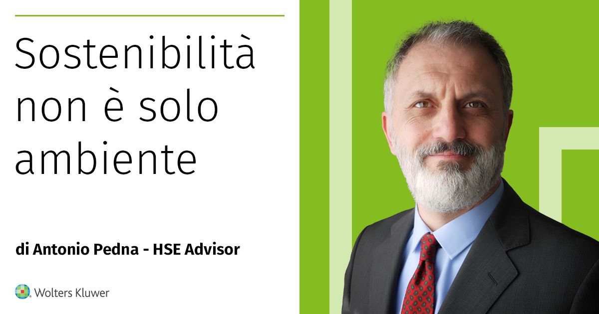 Sostenibilità non è solo ambiente | HSE Manager Wolters&nbsp;Kluwer