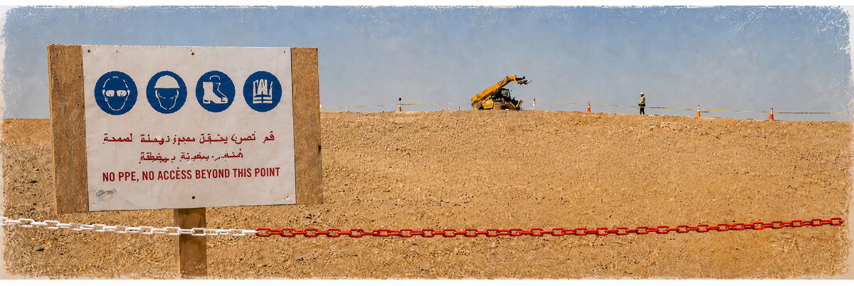 No PPE, no access beyond this point